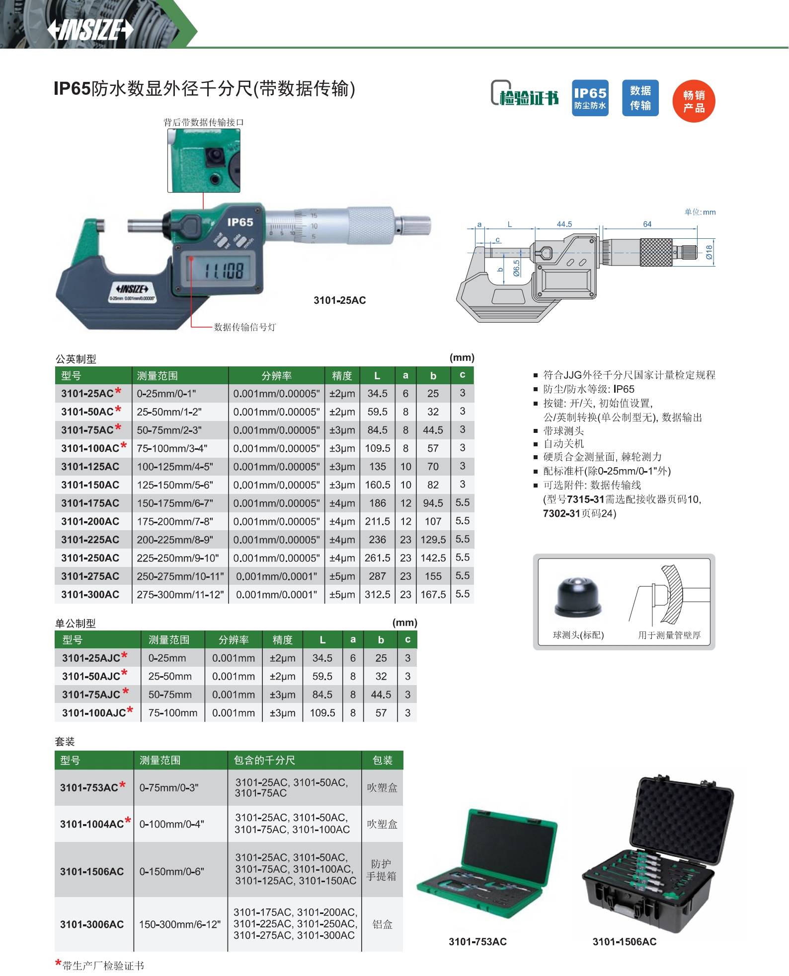 数显外径千分尺